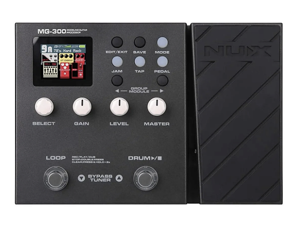 Pedaleira Nux Para Guitarra Mg300