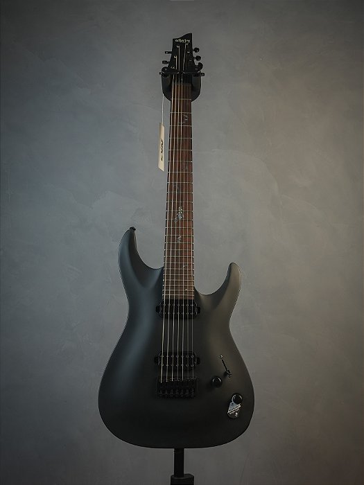Guitarra Schecter Damien-7 Satin Black #2472 Idn