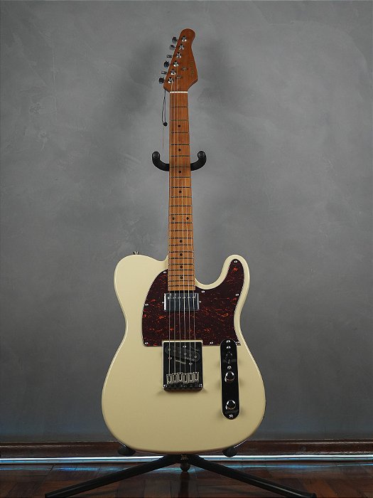 Guitarra Benson Hardy 905 OWT/TT Tele HS Bag Olympic White