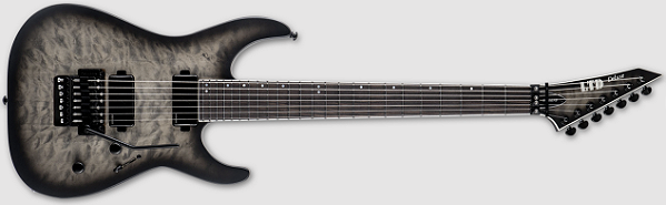 Guitarra Esp Ltd M-1007b - Charcoal Burst Satin