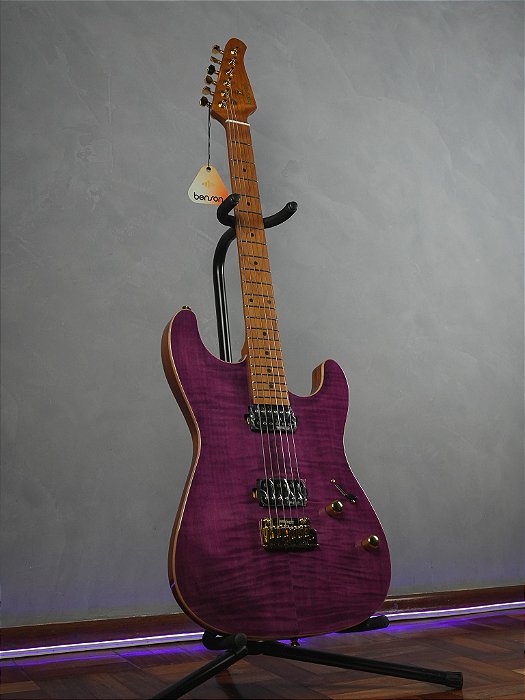 Guitarra Benson Hardy Modern M PPB - HH - Bag - Purple Burst