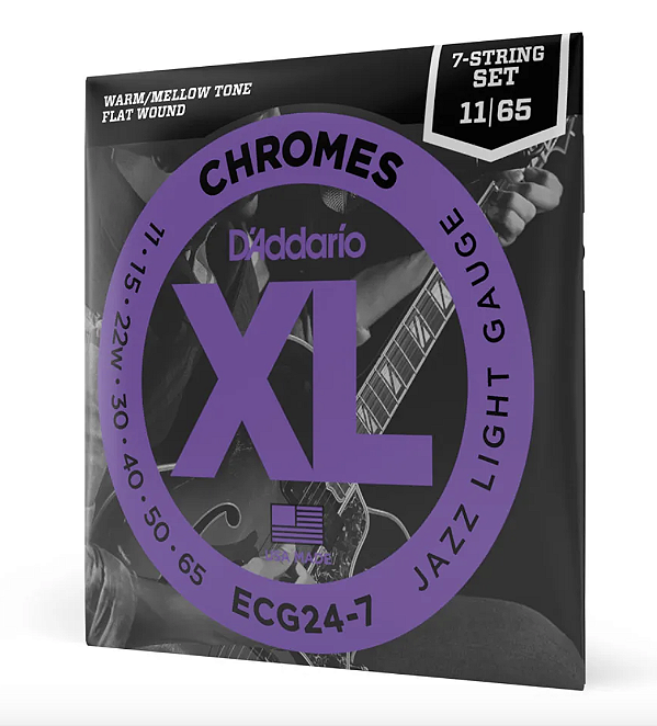 Encordoamento Daddario Guitarra 7c Ecg24-7 011
