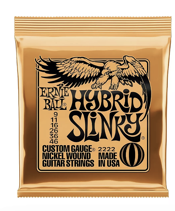 Encordoamento 009-046 Hybrid Slink Niquel P02222 Ernie Ball
