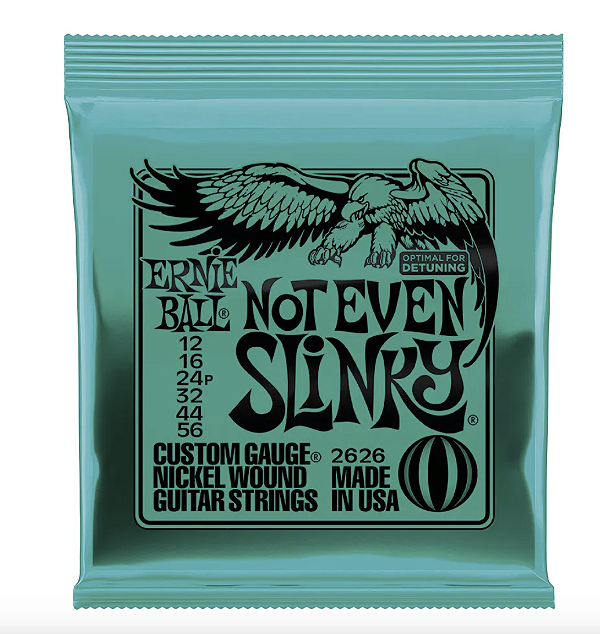 Encordoamento 012-056 Not Even Slinky P02626 Ernie Ball