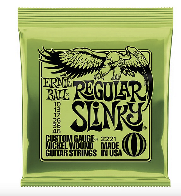Encordoamento 010-046 Regular Slink Niquel P02221 Ernie Ball