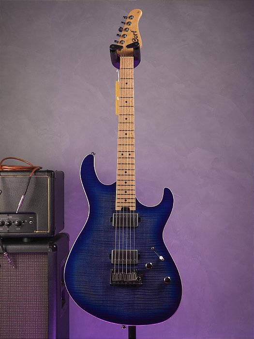 Guitarra Eletrica Cort G290 Fat Bright Blue Burst