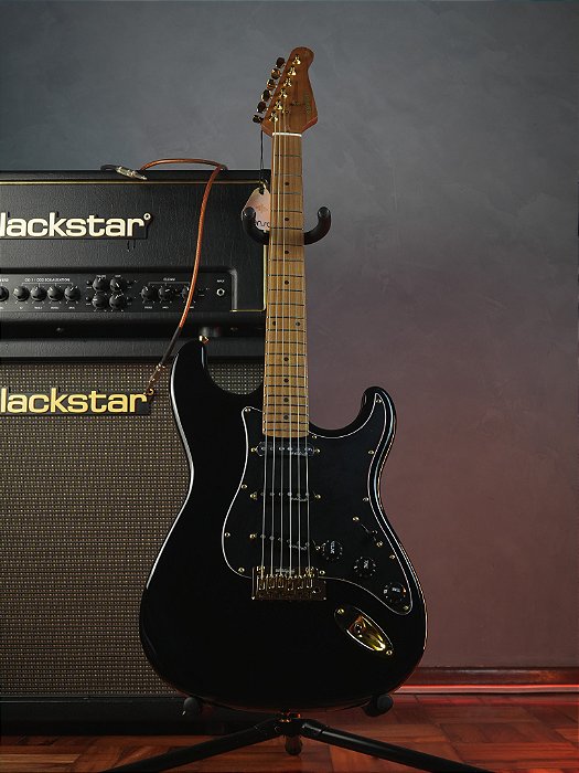 Guitarra Benson Hardy S 901 M Bk/bk Gold