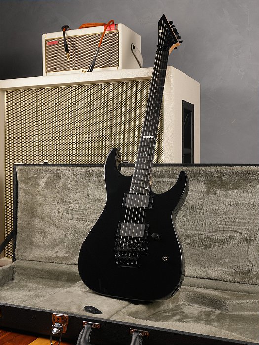 GUITARRA ESP E-II M-II NECK THRU - BLACK - FLOYD ROSE