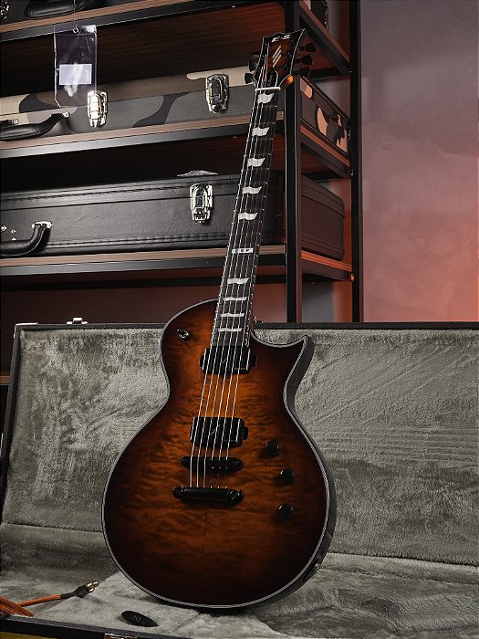 GUITARRA ESP E-II ECLIPSE EIIECQMTESB - TIGER EYE SUNBURST