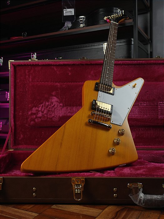 Guitarra Epiphone Explorer Korina 1958 Case - Aged Natural