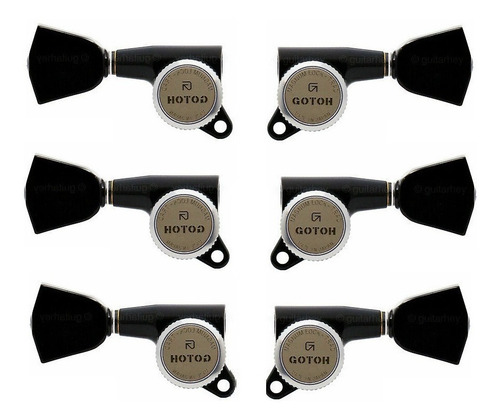 Tarraxas Com Trava Gotoh Sg381 04 Mgt 3x3 Black Made Japan