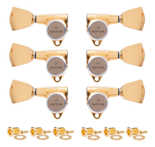 Tarraxas Gotoh Com Trava Magnum Lock Sg301-04 Mgt 3x3 Gold