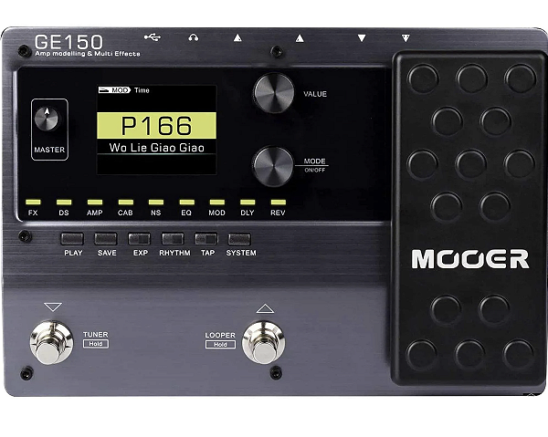 Pedaleira Mooer De Efeitos P/ Guitarra Ge150
