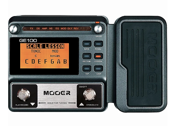 Pedaleira P/ Guitarra Mooer Ge100