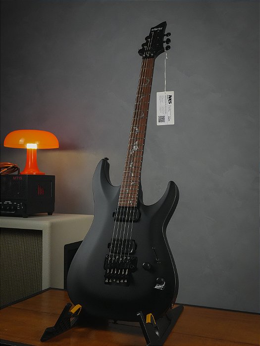 Guitarra Schecter Damien-6 Fr Satin Black #2471 Idn