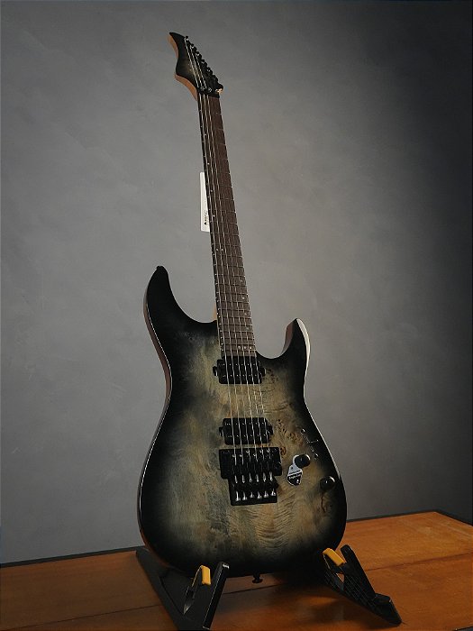 Guitarra Schecter C-6 Pro Fr Charcoal Burst(Cb) #3634 Idn