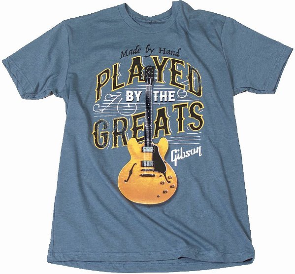 T-shirt Gibson Played By The Greats Medium - Indigo