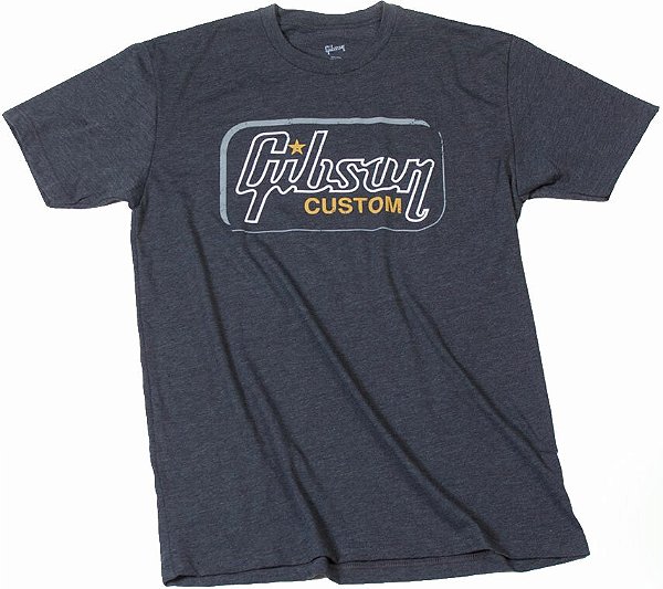 T-shirt Gibson Custom T Ga-gcrmmd - Gray