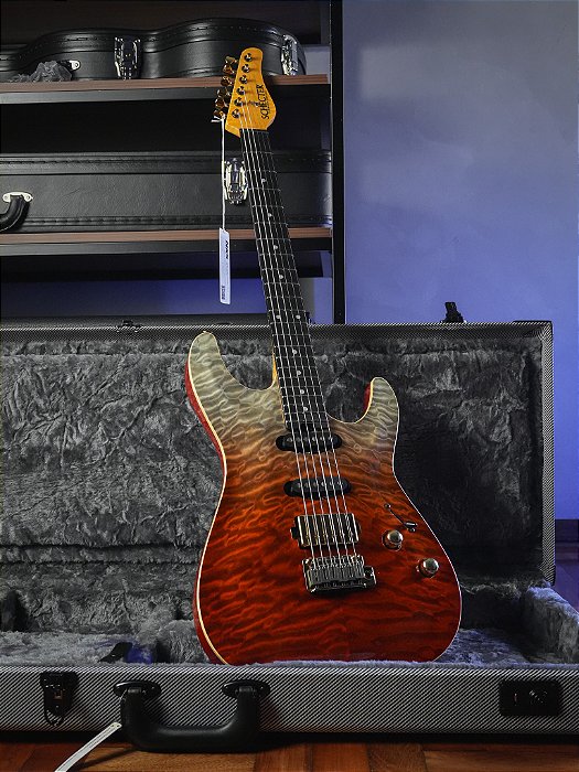 Guitarra Schecter California Classic Bengal Fade#7303 Japan