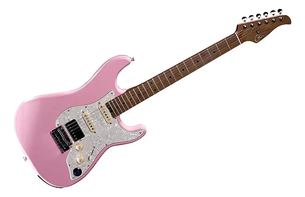 Guitarra Mooer Com Efeitos S801 Gtrs - Shell Pink Footswitch