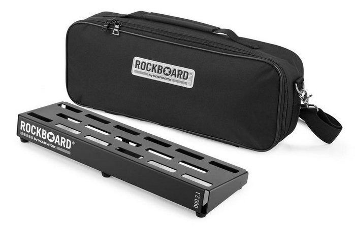 Pedalboard Rockboard Duo 2.1 48x16,6x11,8cm com Gig Bag