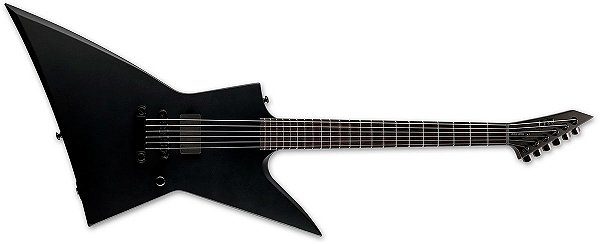 GUITARRA ESP LTD EX BLACK METAL - SATIN - COM CASE