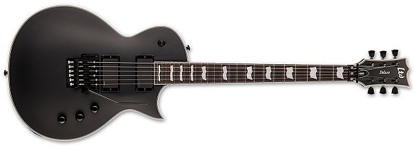 GUITARRA ESP LTD EC1000 FR - BLACK SATIN - FLOYD ROSE - EMG - COM CASE