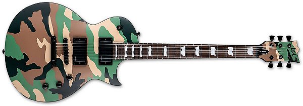 GUITARRA ESP LTD EC-1000 - WOODLAND CAMO SATIN - COM CASE