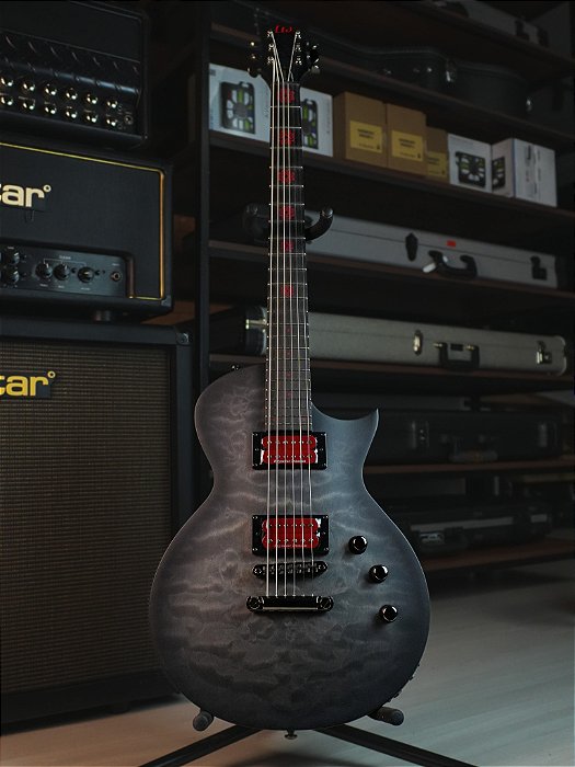 GUITARRA ESP LTD BEN BURNLEY - SEE THRU BLACK SUNBURST SATIN