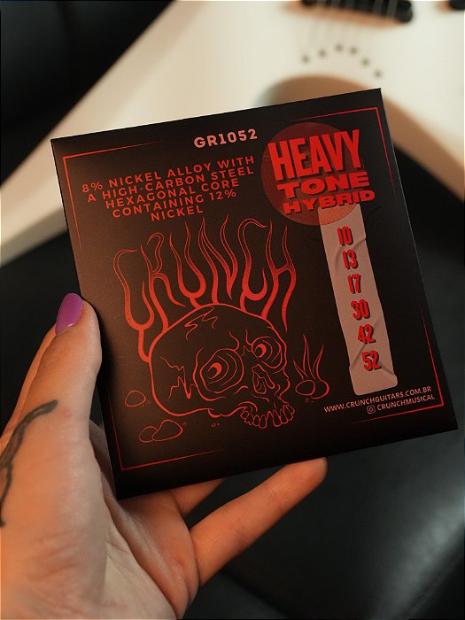 Encordoamento Crunch Heavy Tone Hybrid 10-52