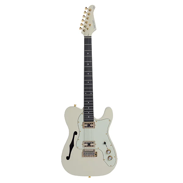 Benson Brave One TL Thinline HH RW – Satin Olympic White
