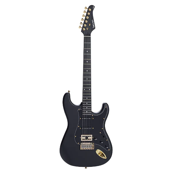 Guitarra Benson Brave Nine ST HSS RW - Satin Black