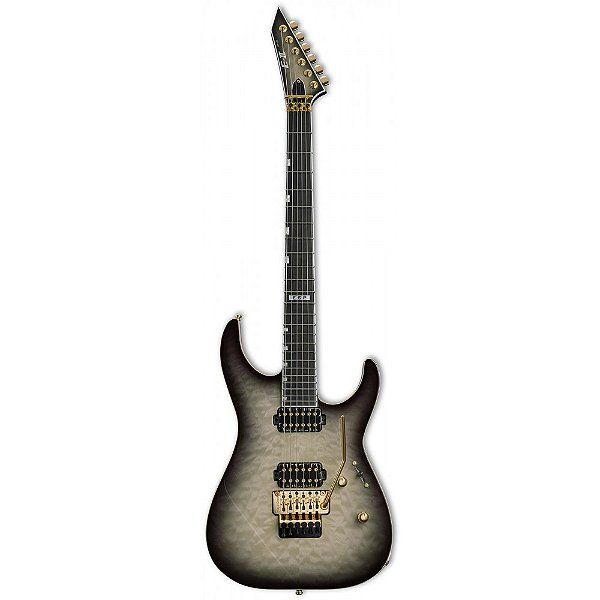 Guitarra Esp E-II M-II Qm Neck Thru - Black Natural Burst