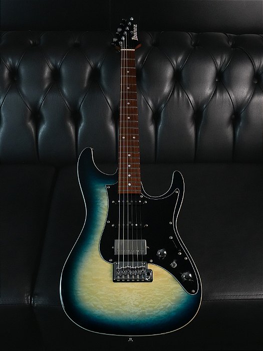 Guitarra Ibanez Premium AZ24P1QM Deep Ocean Blue