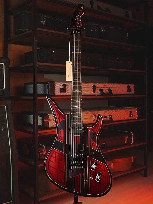 Guitarra Schecter Avenger Fr-s Przym Vespid Metalic Red 928