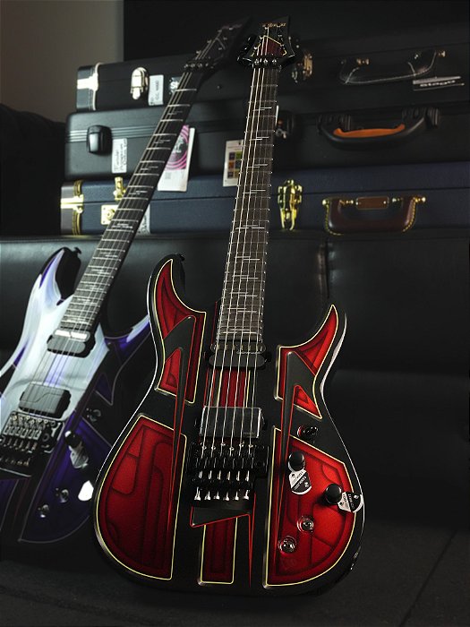 Guitarra Schecter C-1 Fr-s Przym Vespid Metalic Red 927