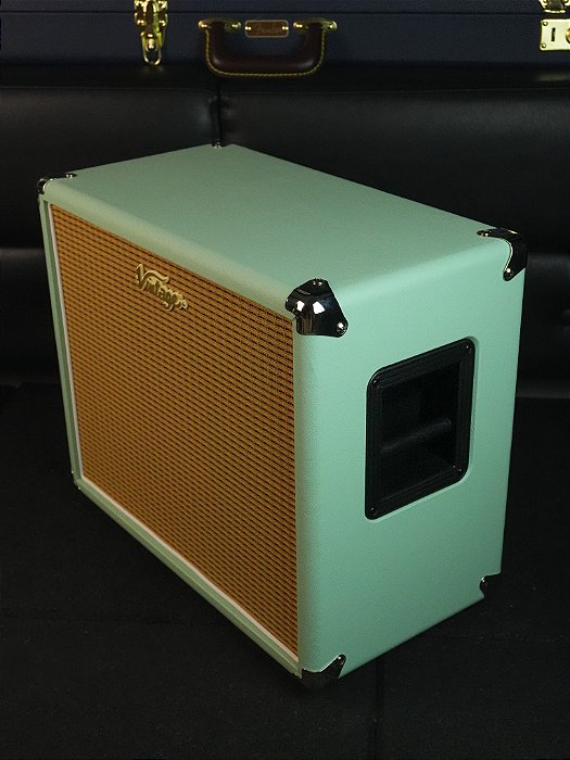 Gabinete Vintage Retro 110 Vmc10gr 1x10" 30w Mint Green