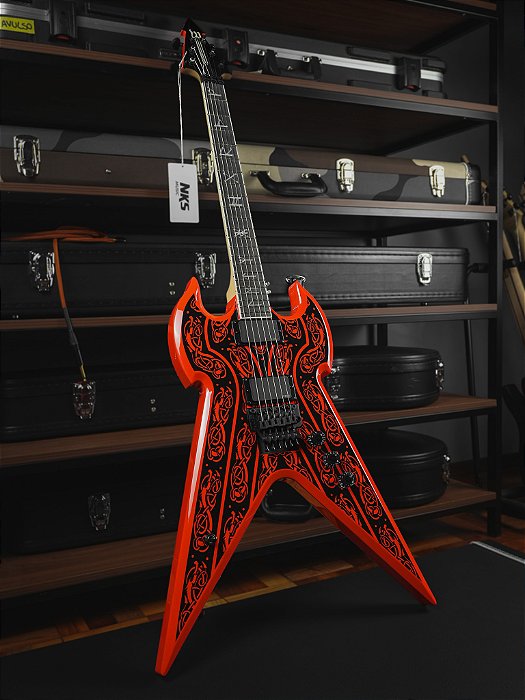 Guitarra Schecter Warhammer Fr Norse Dragon Pinstripe4580