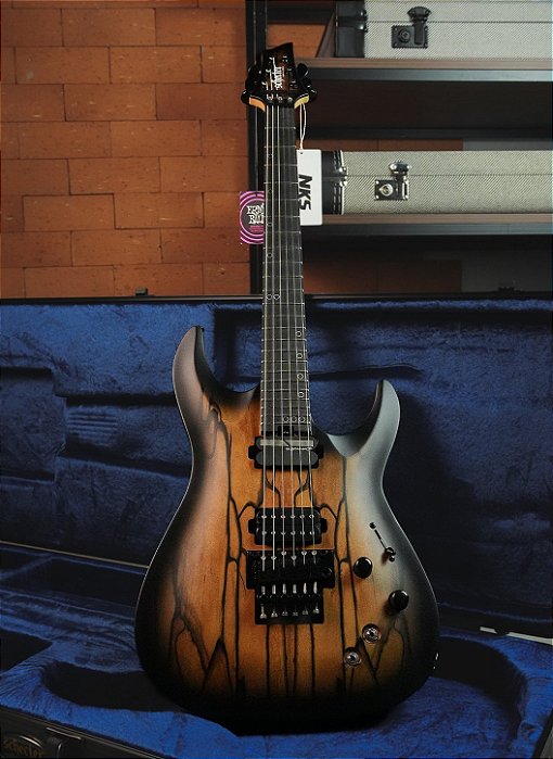 Guitarra Schecter C-1 Fr-s Pale Moon Natural Satin With Black Burst 693 Idn