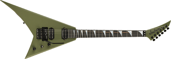 Guitarra Jackson American Series Rhoads RR24 Matte Army Drab - Flying V