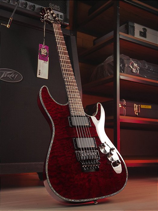 GUITARRA SCHECTER HELLRAISER C-1 FR BLACK CHERRY(BCH)1794 KOR