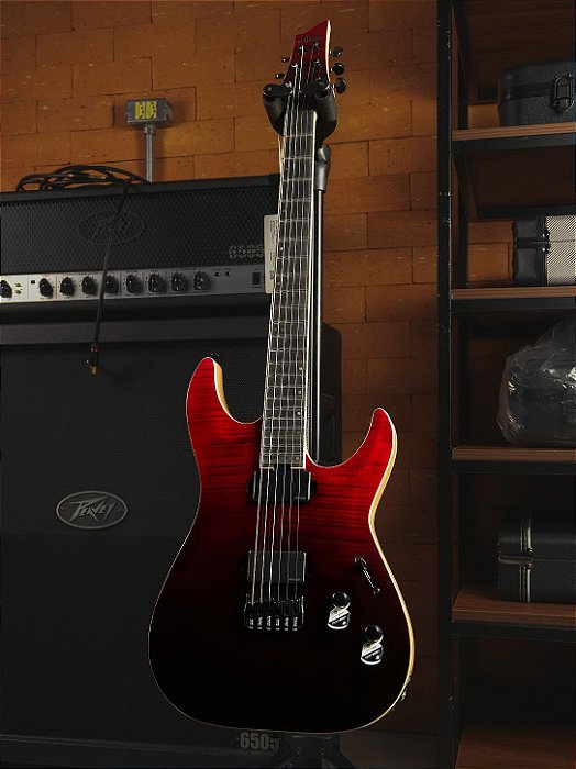 GUITARRA SCHECTER C-1 SLS ELITE BLOOD BURST 1370 KOR
