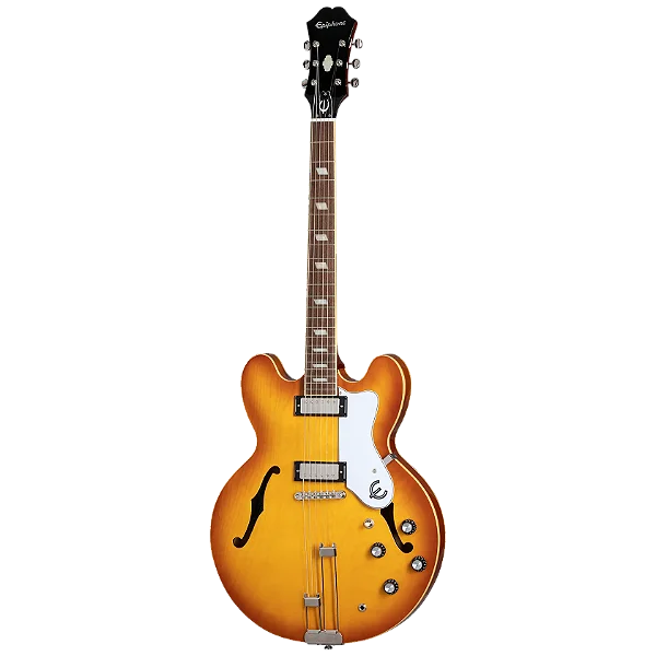 Guitarra Semi-Acústica Epiphone Riviera Frequensator Royal Tan