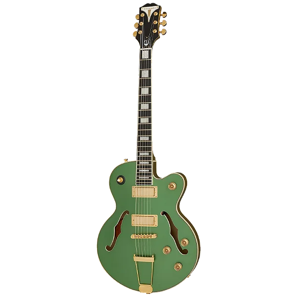 Guitarra Semi-Acústica Epiphone Uptown Kat ES Emerald Green Metallic
