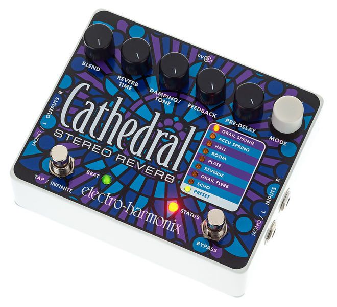 Pedal Electro Harmonix Ehx Cathedral Stereo Reverb EHX