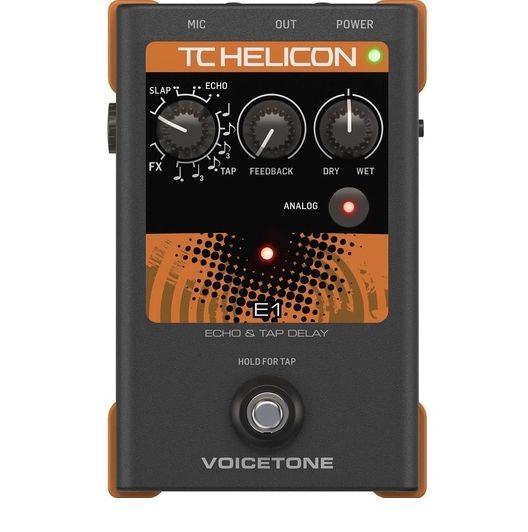 PEDAL VOICETONE E1 - PROCESSADOR DE VOZ - TC HELICON