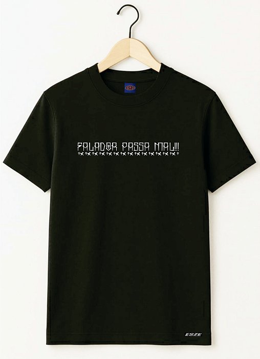 CAMISETA FALADOR PASSA MAL PRETA