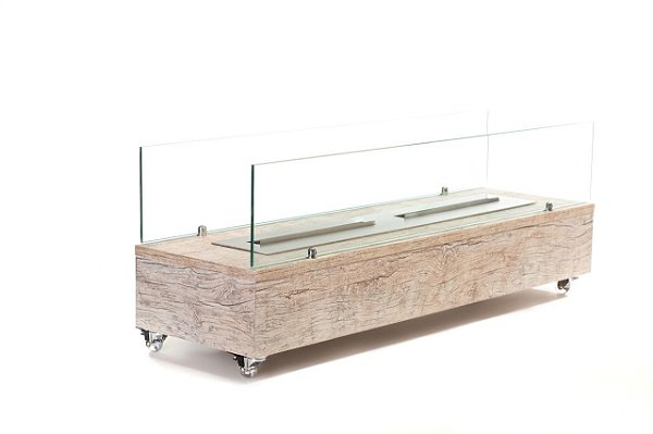 Lareira Ecológica a álcool ou etanol Vintage 100cm