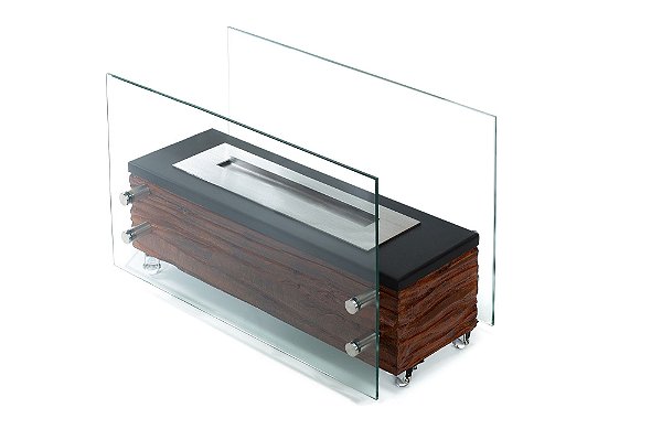 Lareira Ecológica a álcool ou etanol Rústica 68cm