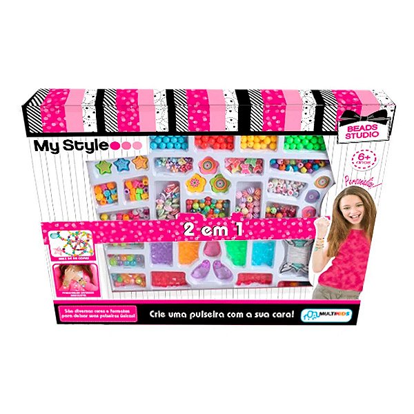Kit Para Montagem Bijuterias Infantil Pulseiras - BR1272